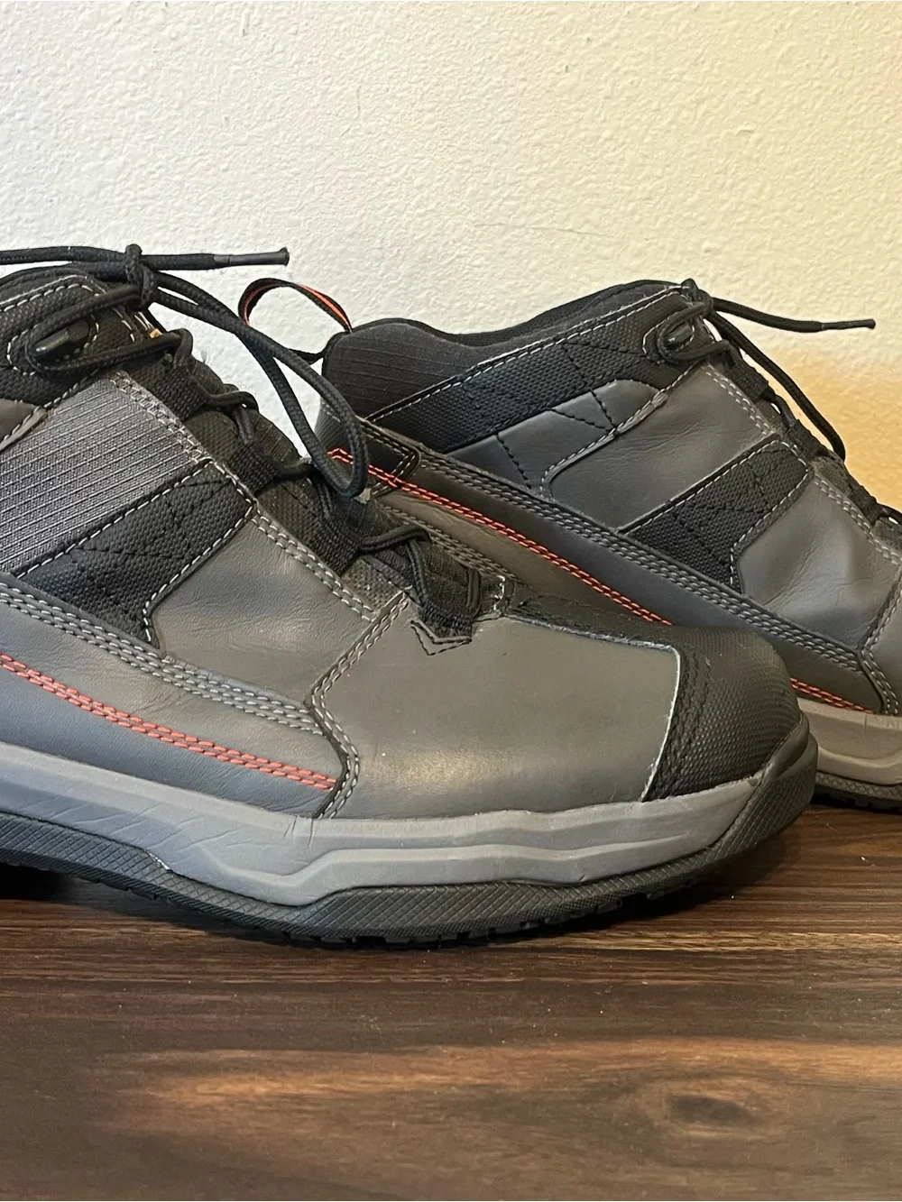 Ariat Men's Grey Waterproof Work Boots Size 12